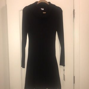 Black sweater dress